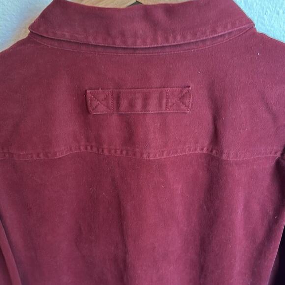 DULUTH TRADING Mens Untucked Long Sleeve Heavy Weight Button Shirt Shacket XL - Picture 8 of 9